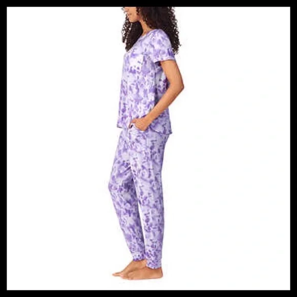 Jane & Bleecker Ladies Tee & Jogger Pajama Set - Picture 3 of 7
